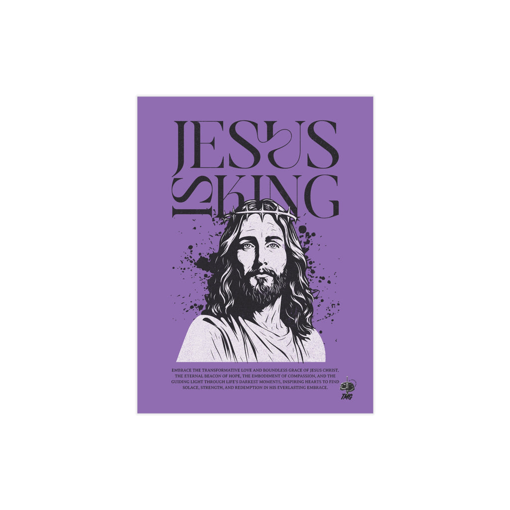 Jesus is King Poster