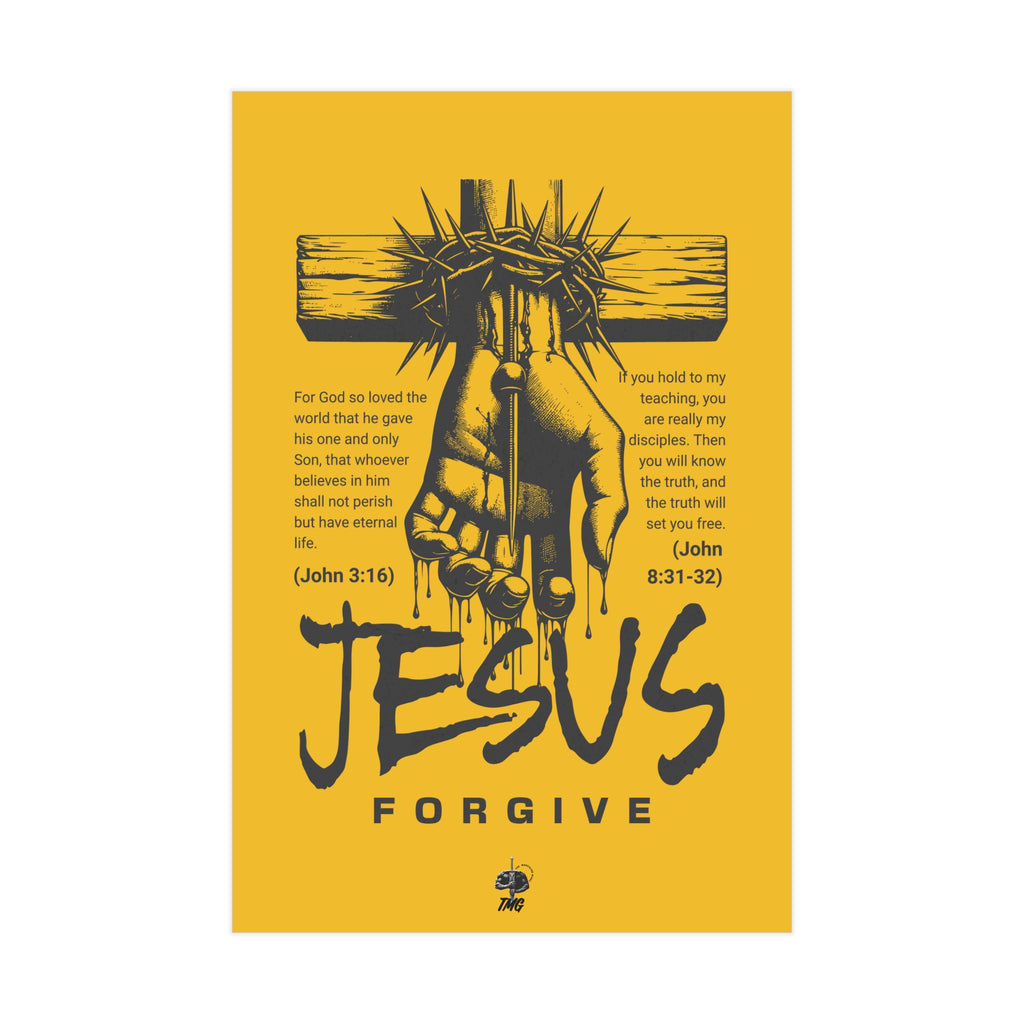 Jesus Forgive Poster