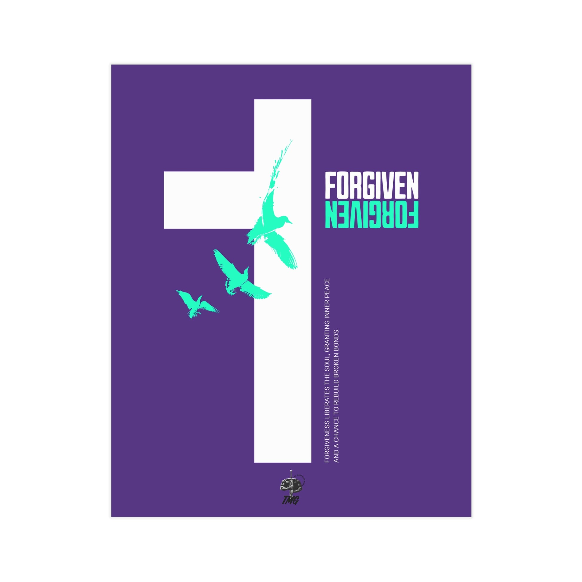 Forgiven Cross Poster