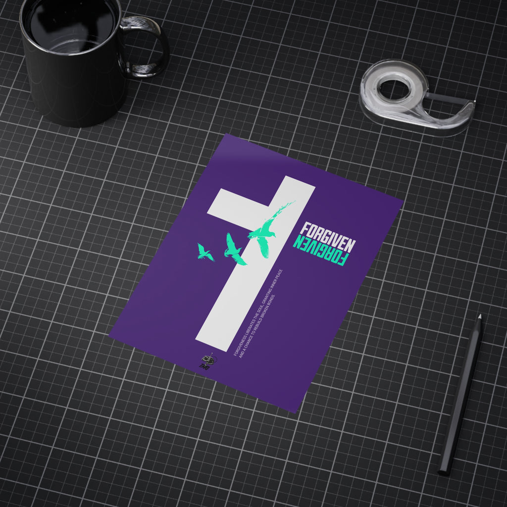 Forgiven Cross Poster