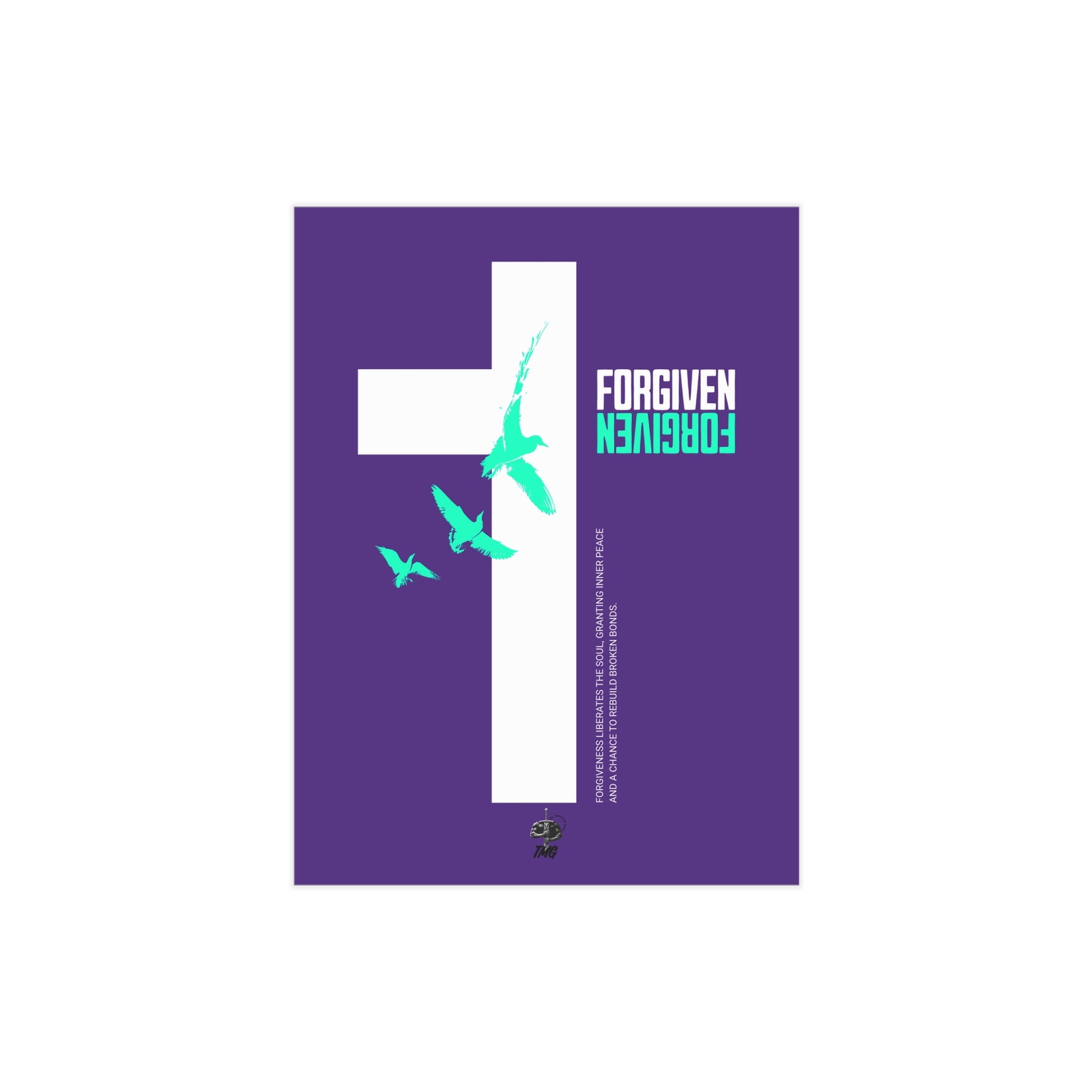 Forgiven Cross Poster