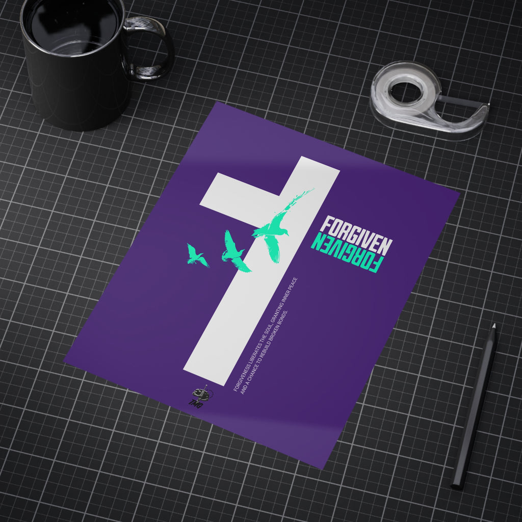 Forgiven Cross Poster