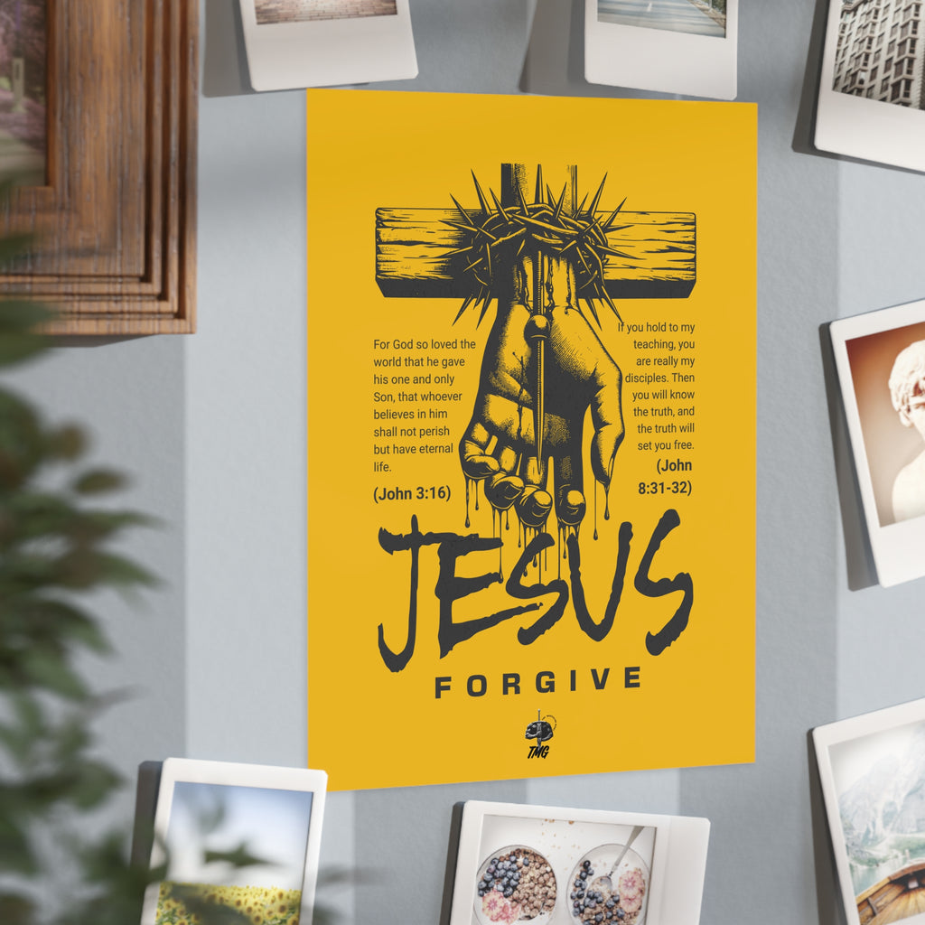 Jesus Forgive Poster