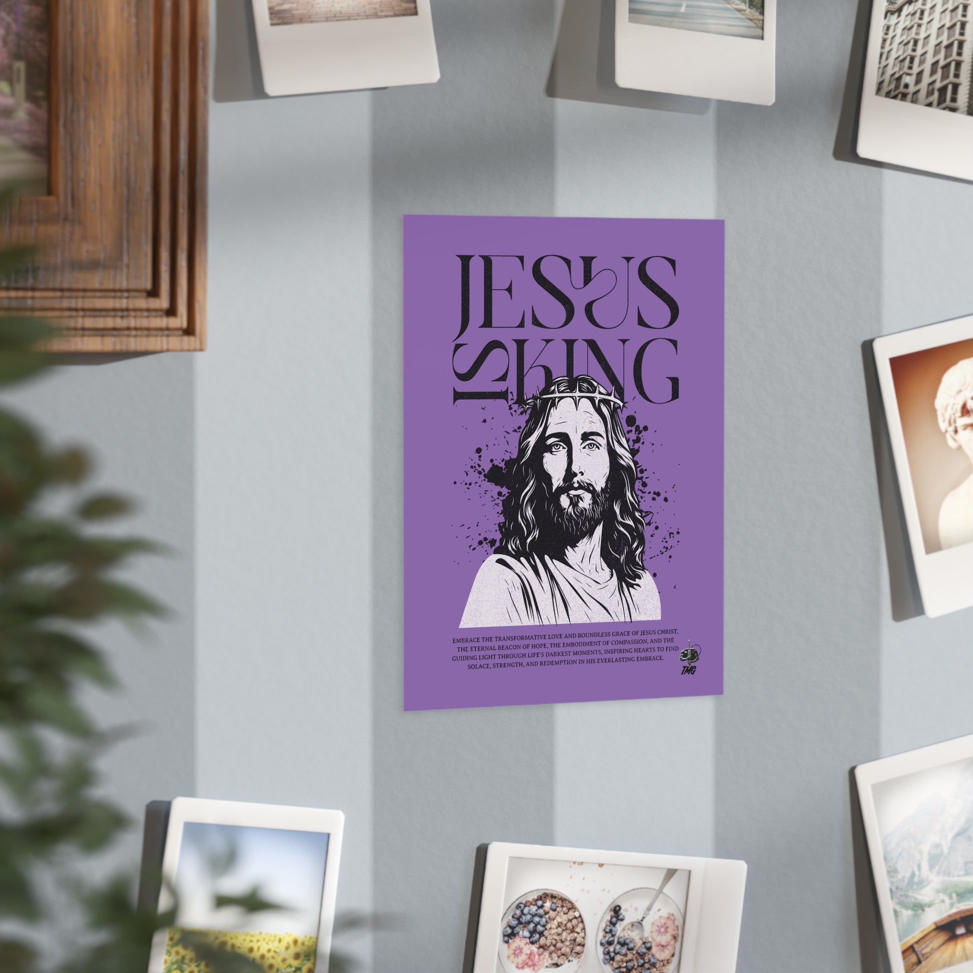 Jesus is King Poster