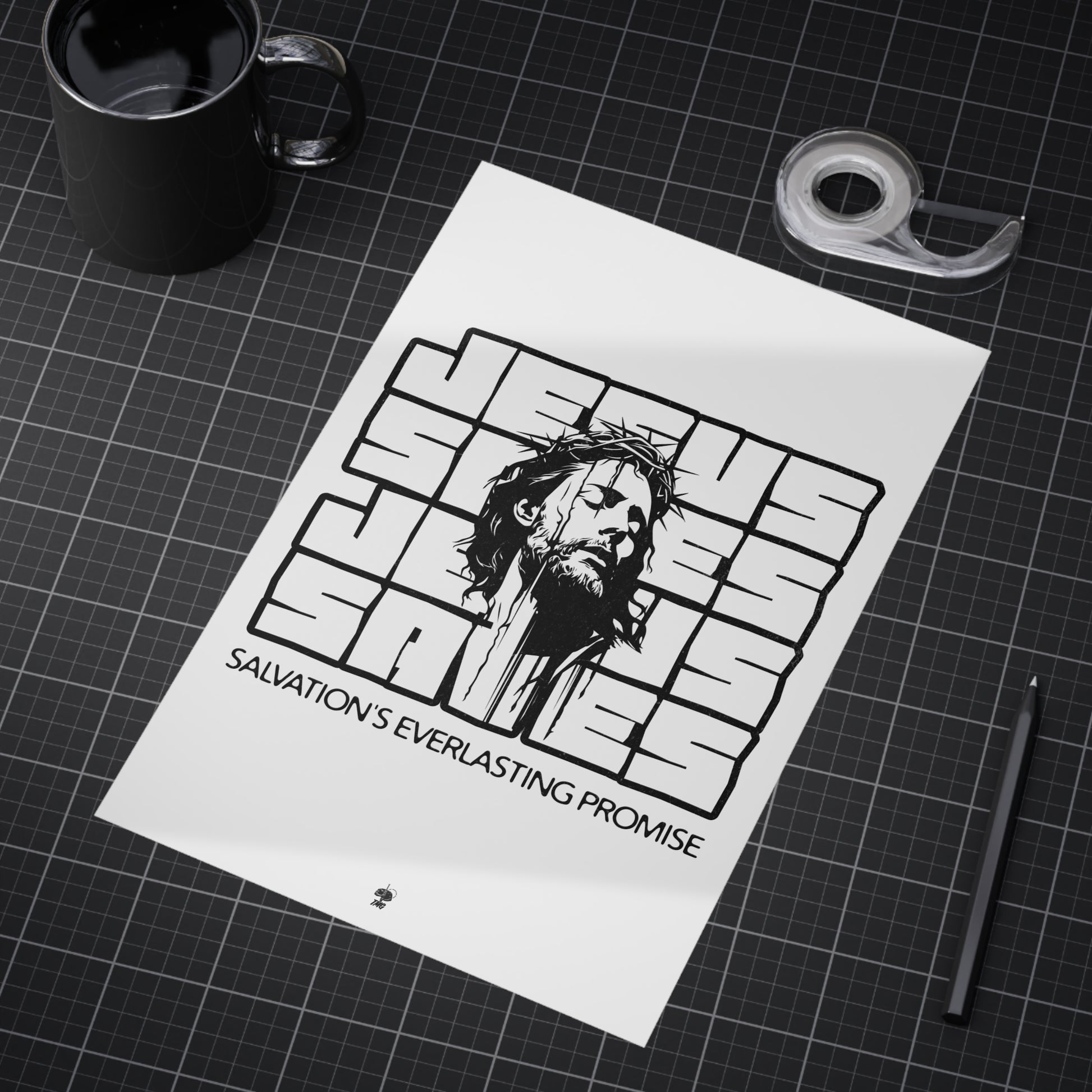 Jesus Saves Poster