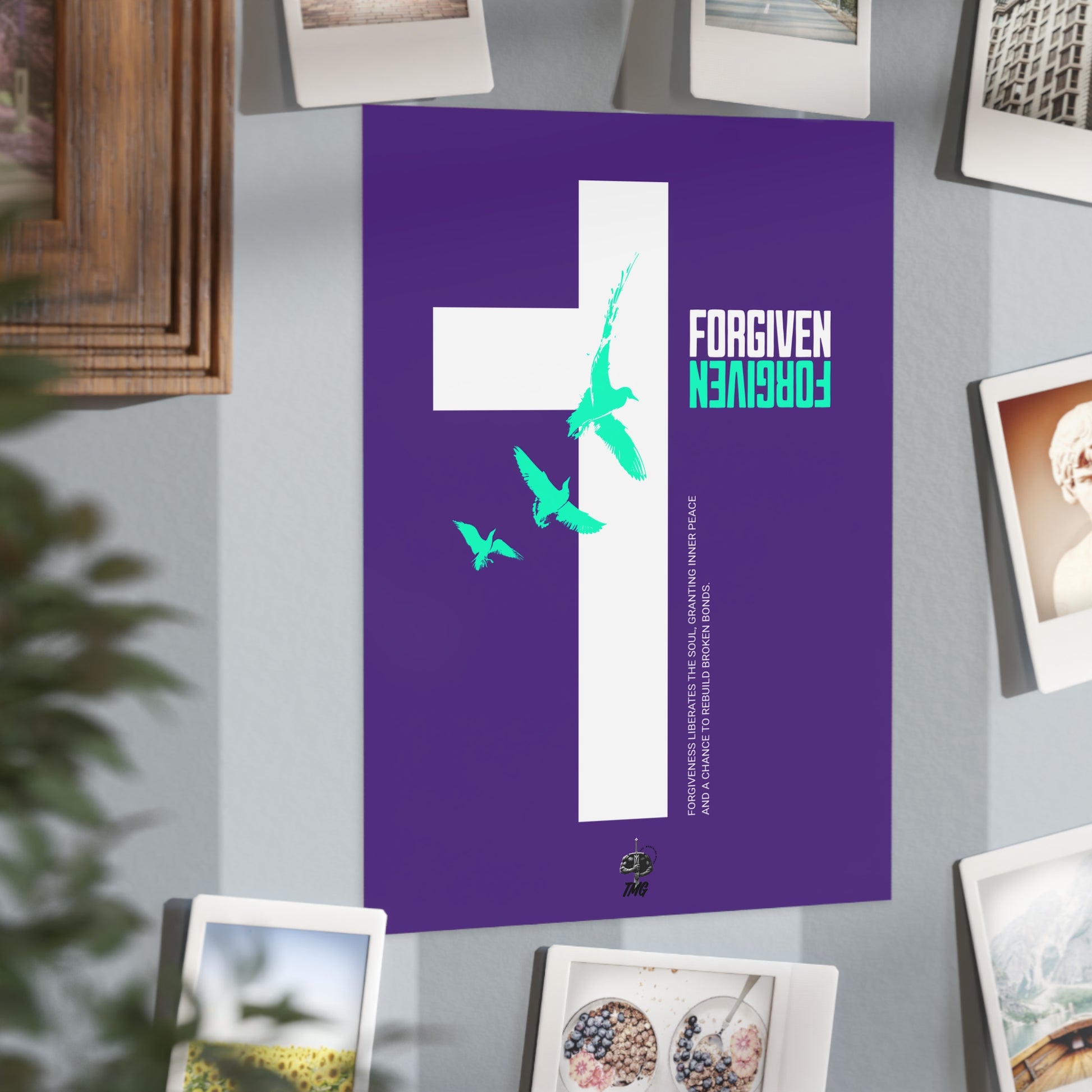 Forgiven Cross Poster