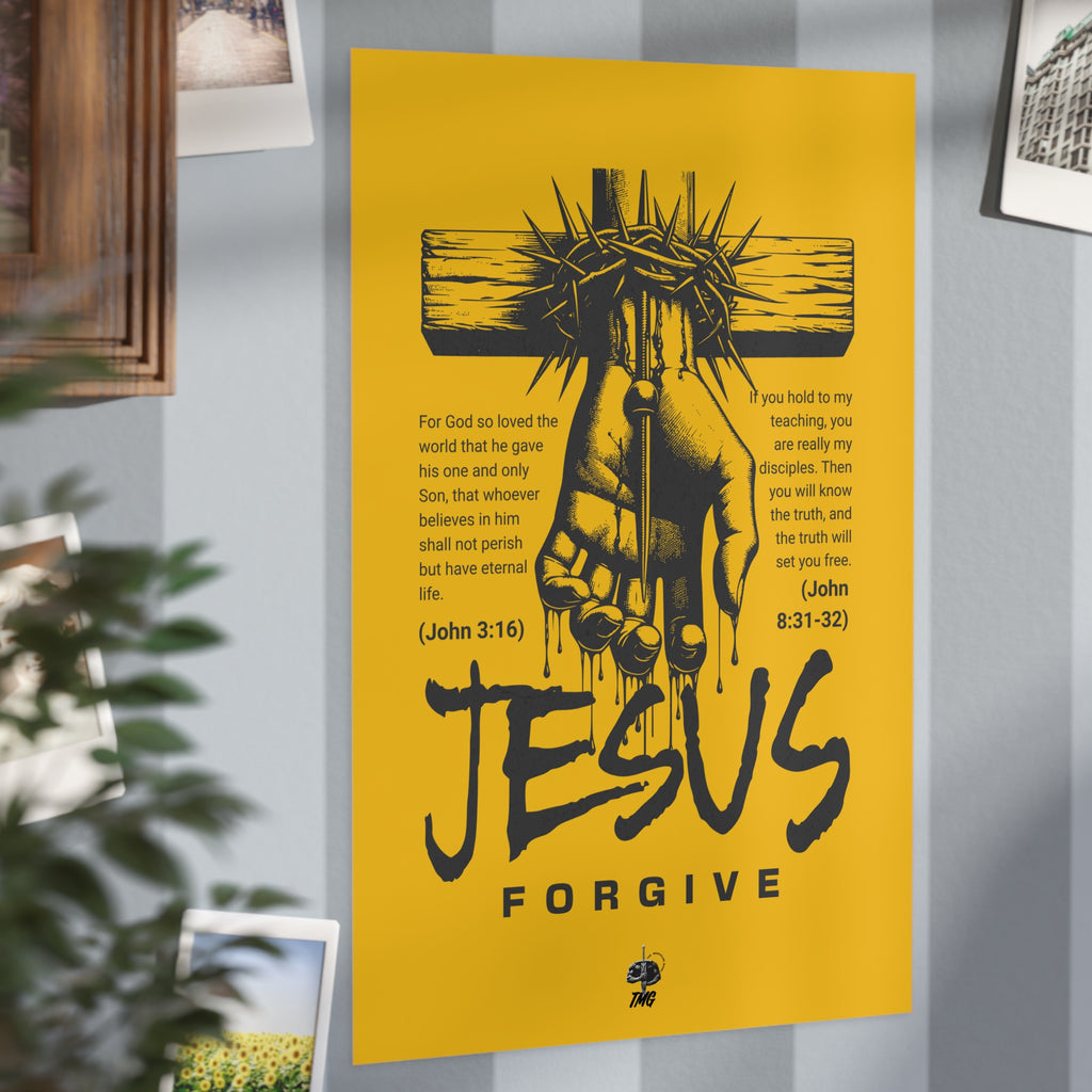 Jesus Forgive Poster