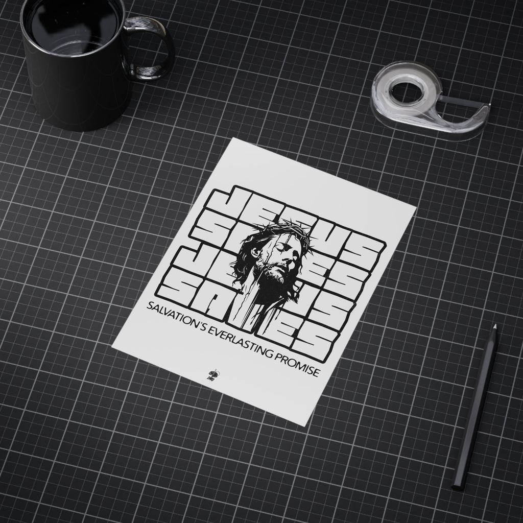 Jesus Saves Poster
