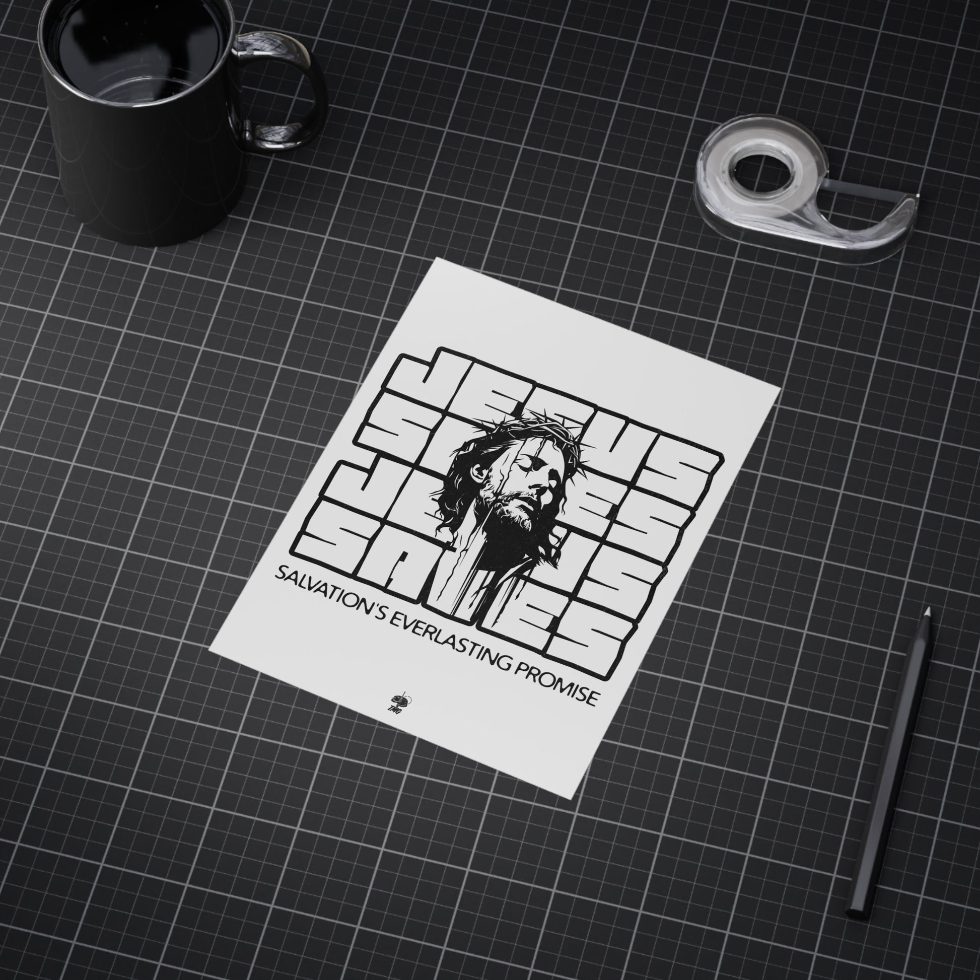 Jesus Saves Poster