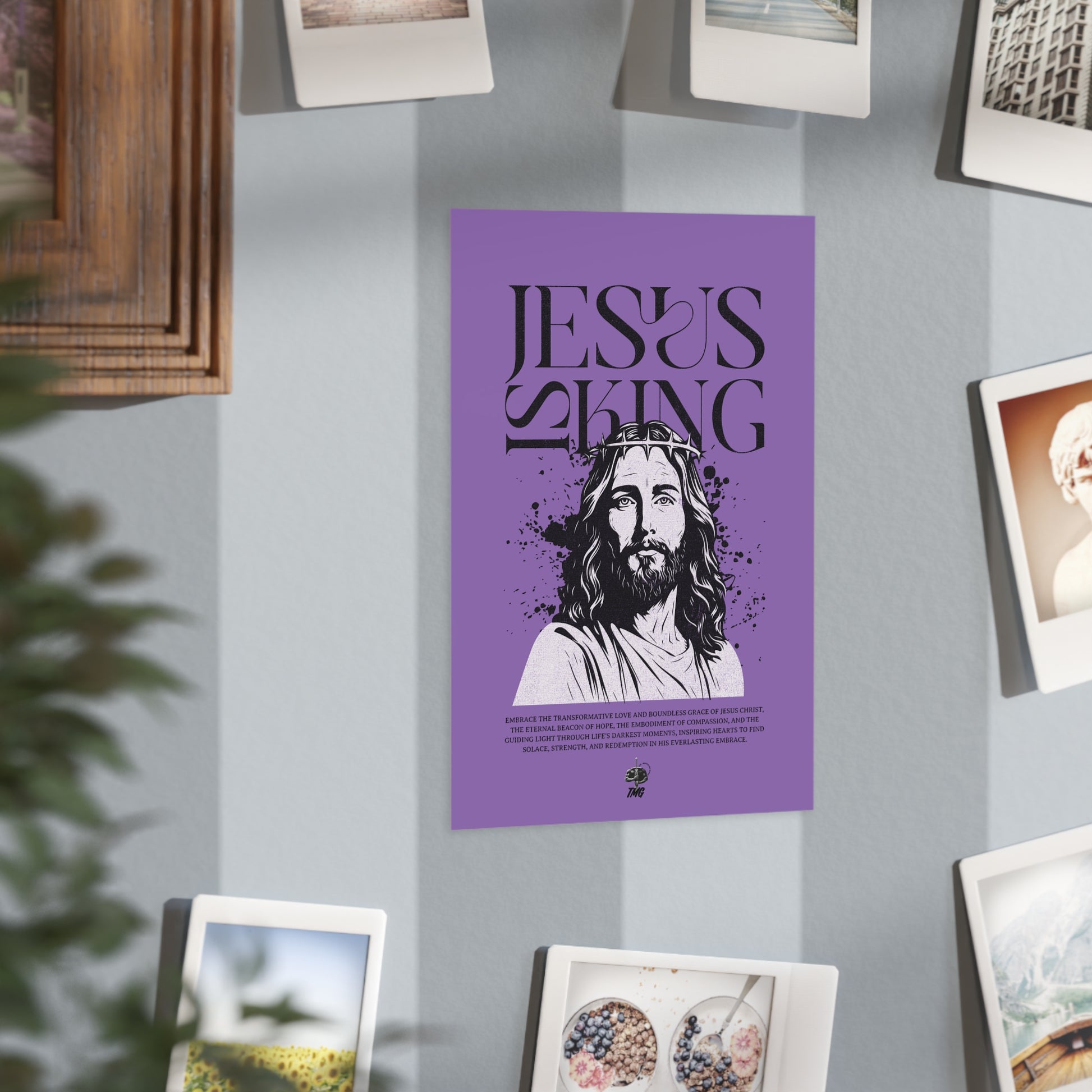 Jesus is King Poster