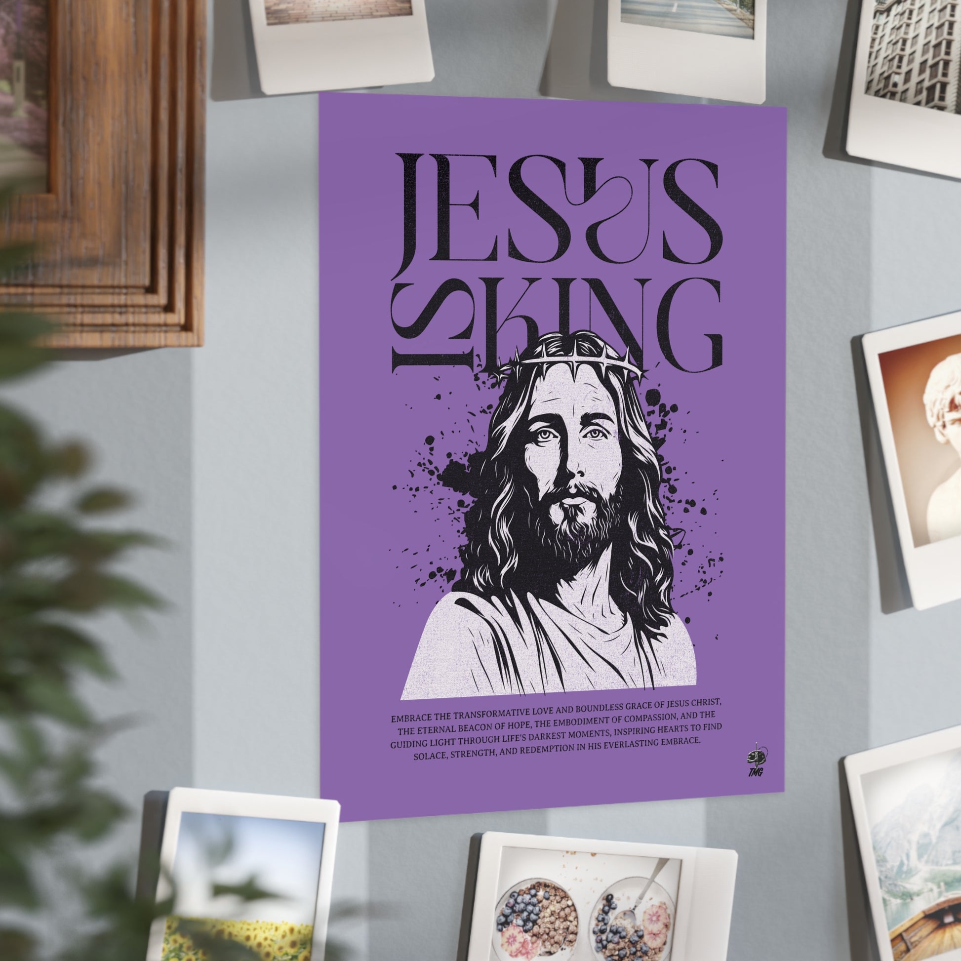 Jesus is King Poster