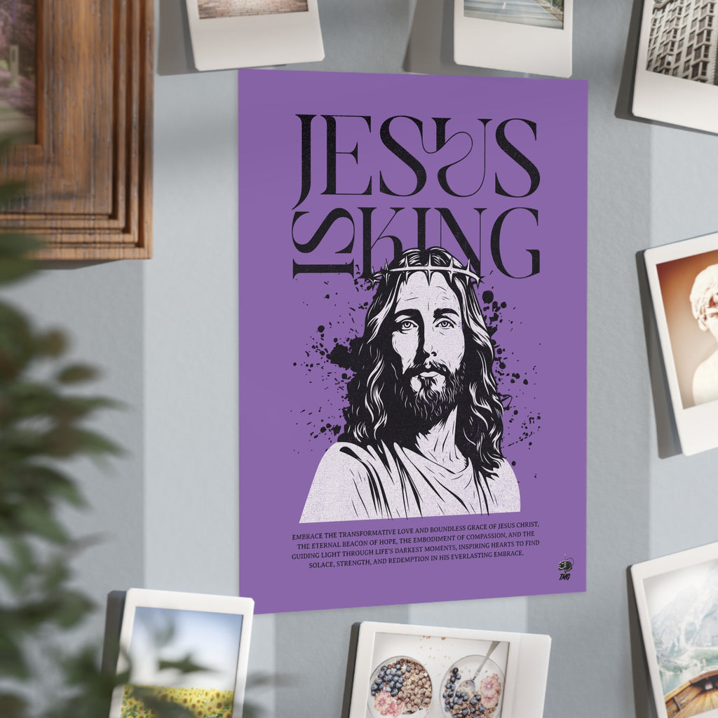 Jesus is King Poster