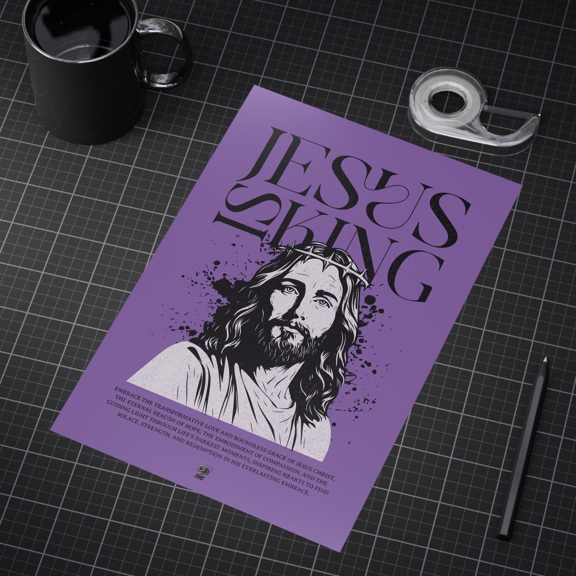 Jesus is King Poster