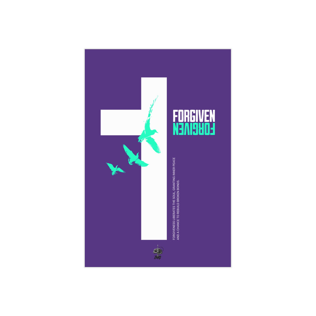 Forgiven Cross Poster