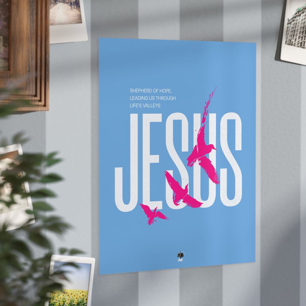 Jesus Shepherd of Hope Poster