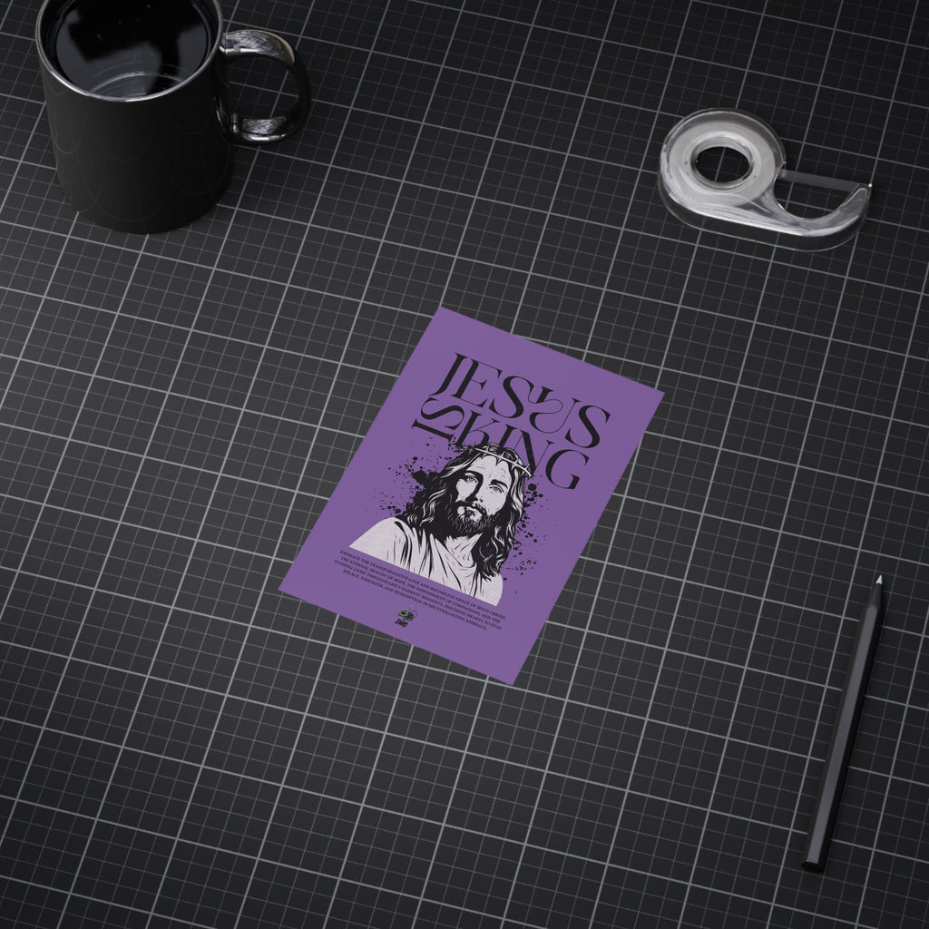 Jesus is King Poster