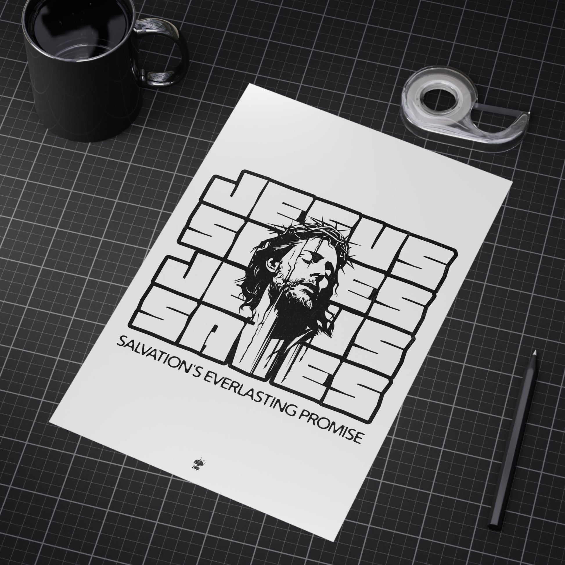 Jesus Saves Poster