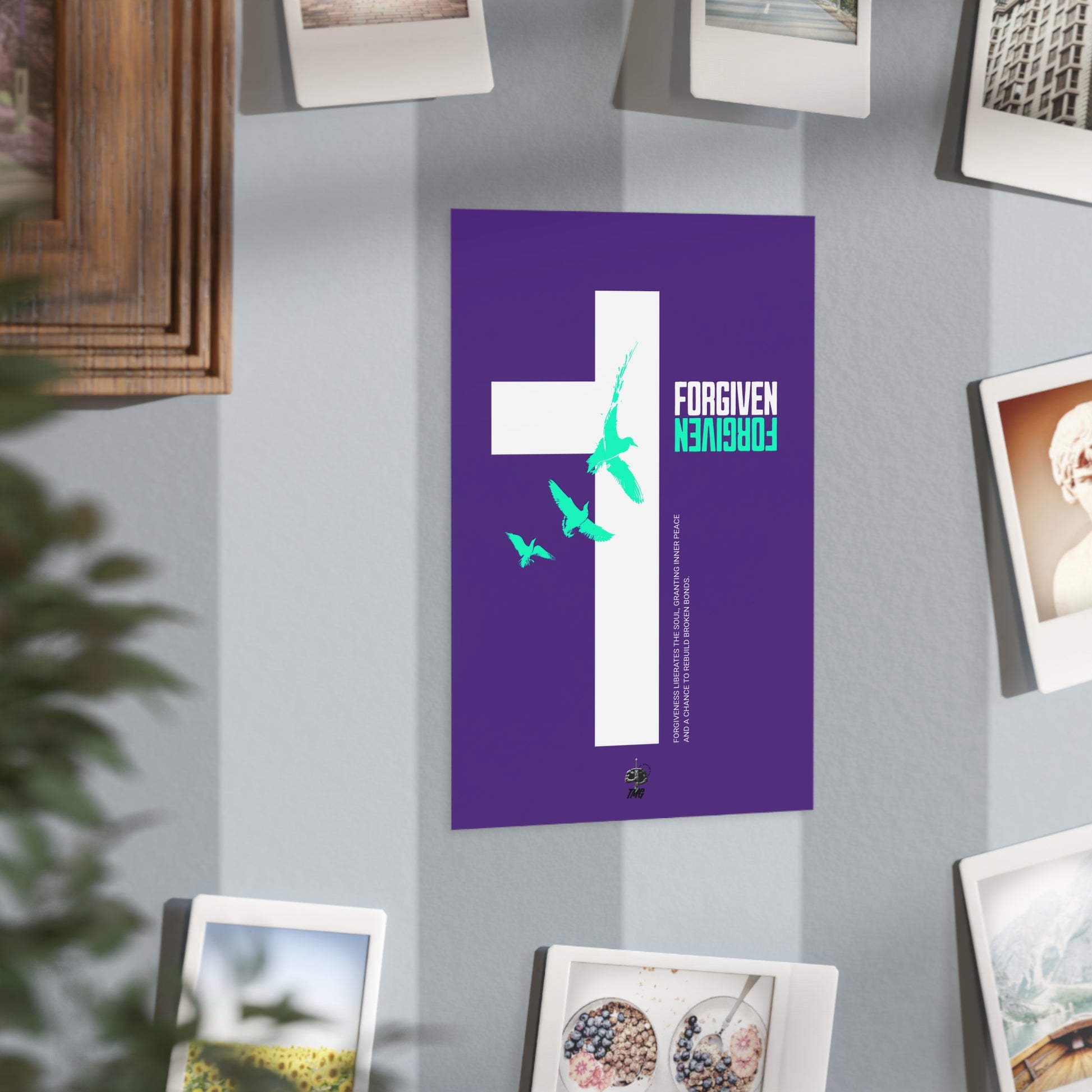 Forgiven Cross Poster