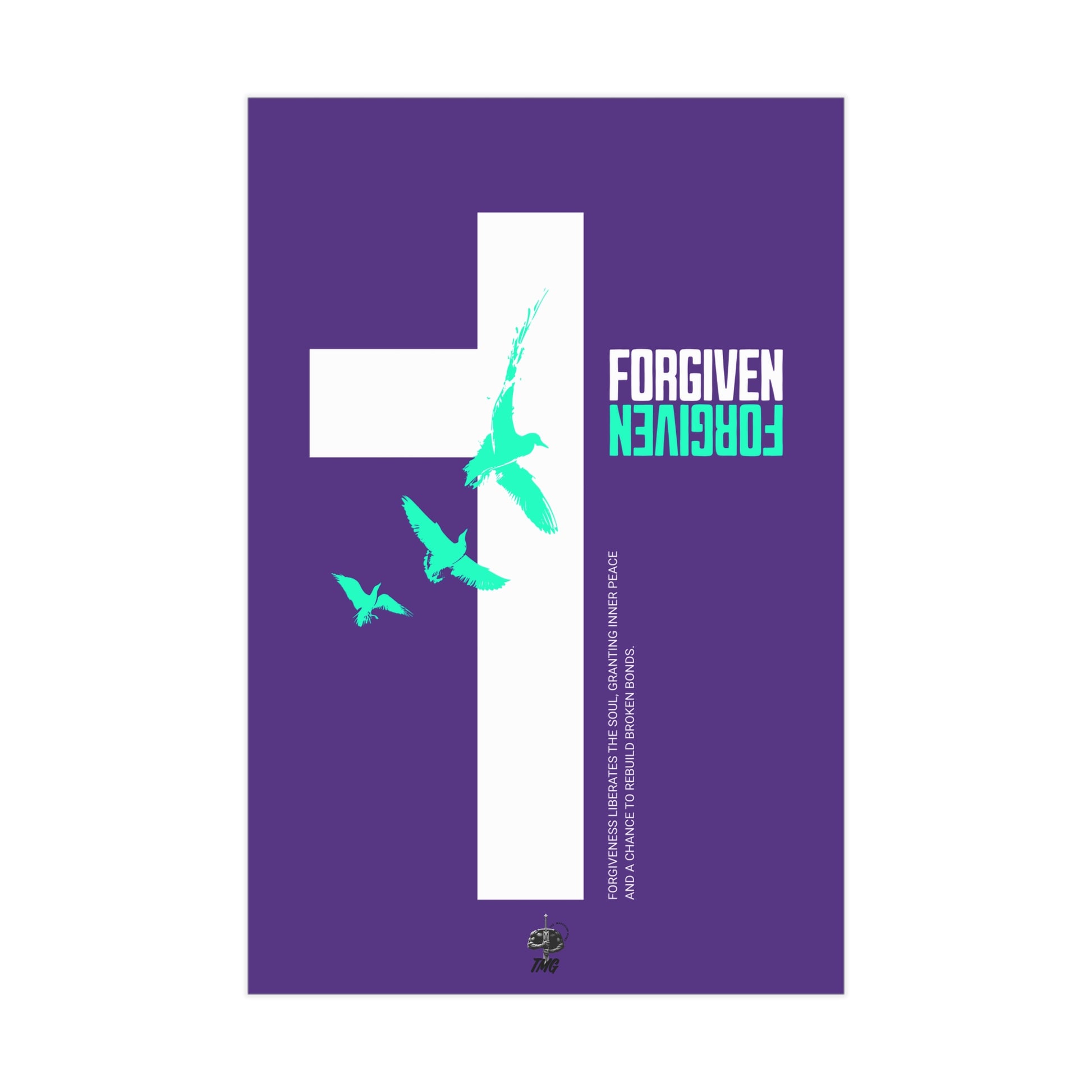Forgiven Cross Poster