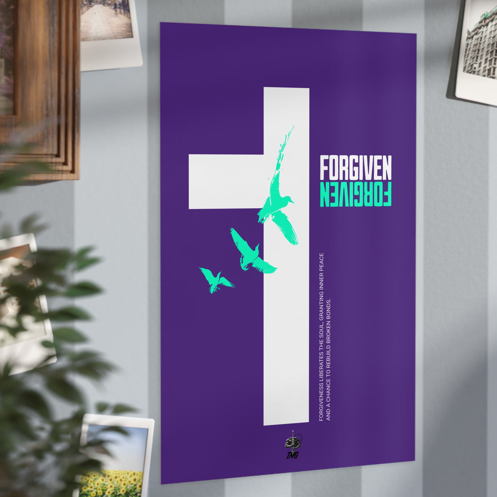 Forgiven Cross Poster