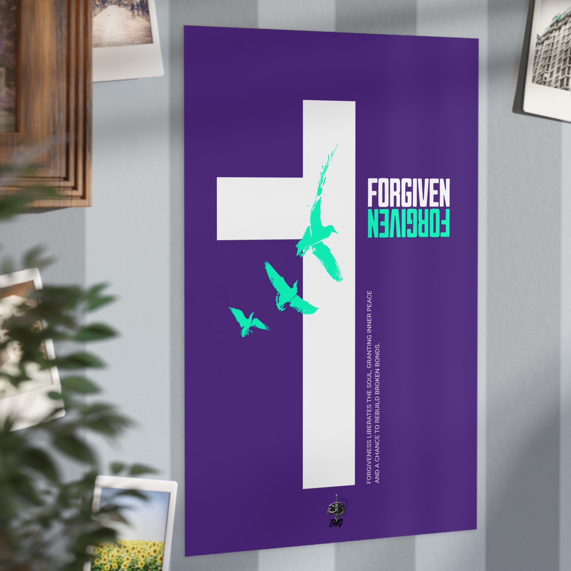 Forgiven Cross Poster