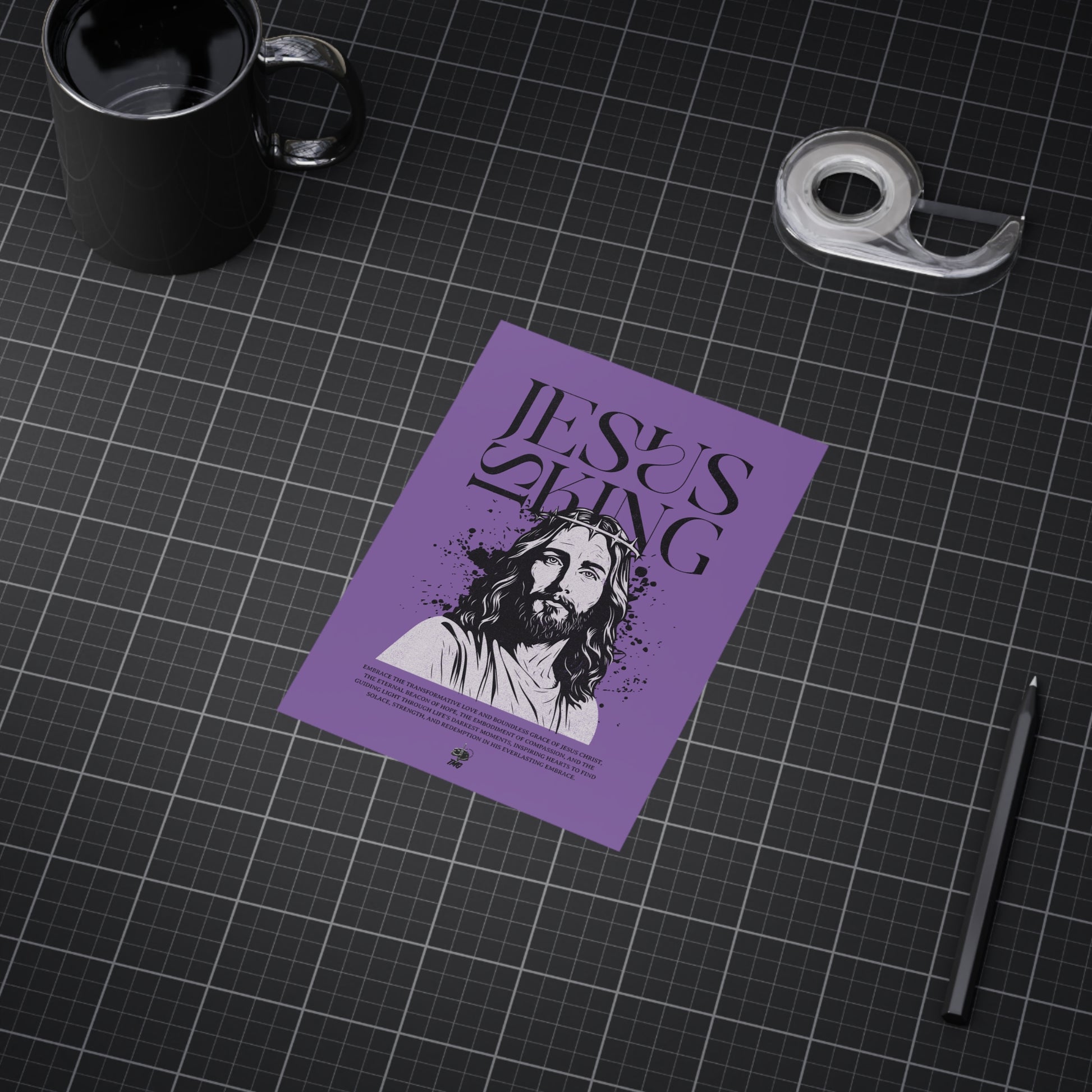 Jesus is King Poster