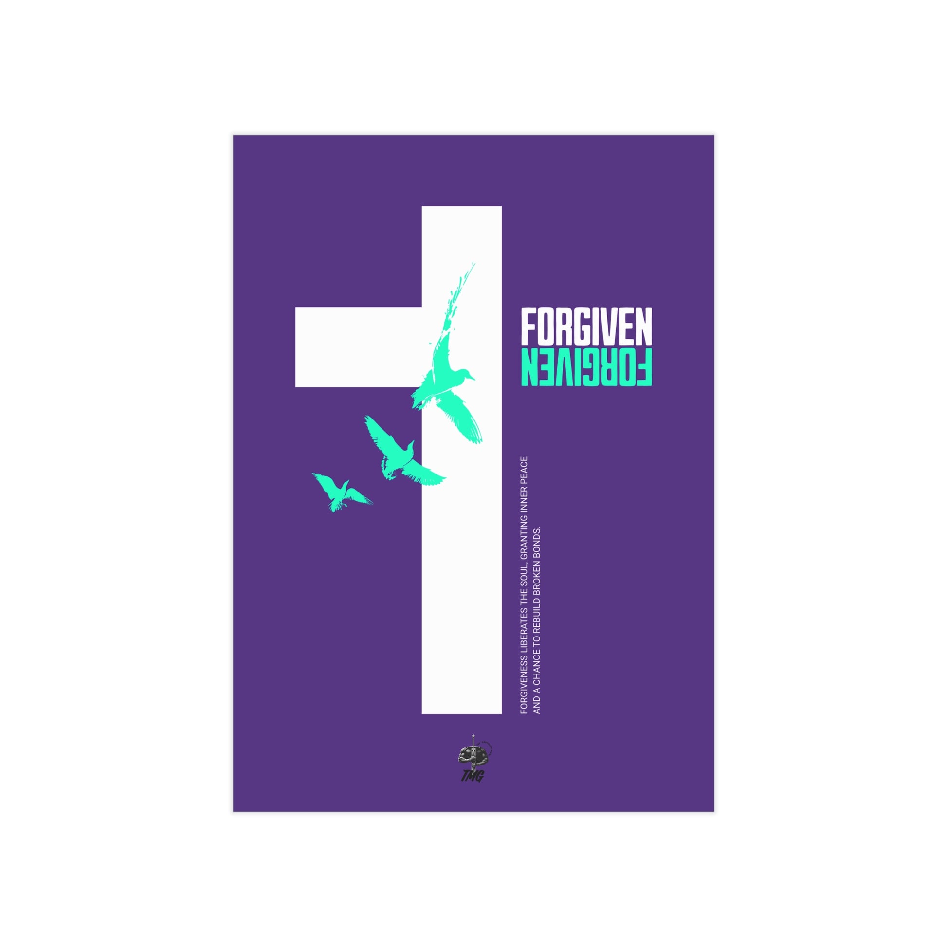 Forgiven Cross Poster