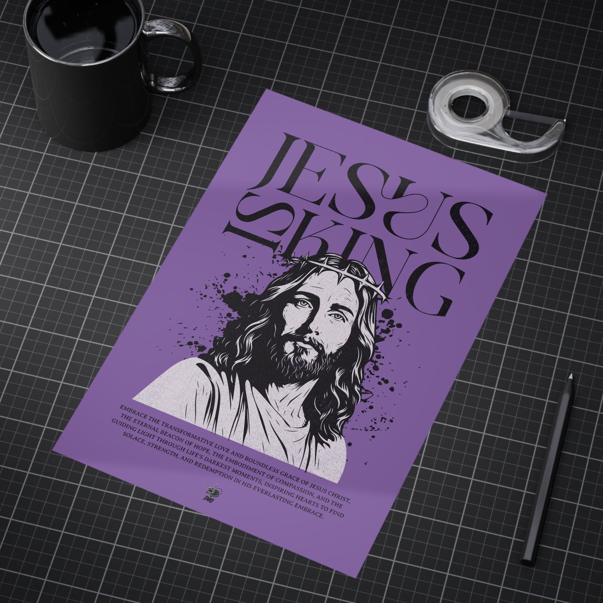Jesus is King Poster