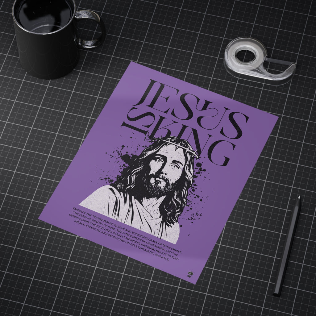 Jesus is King Poster