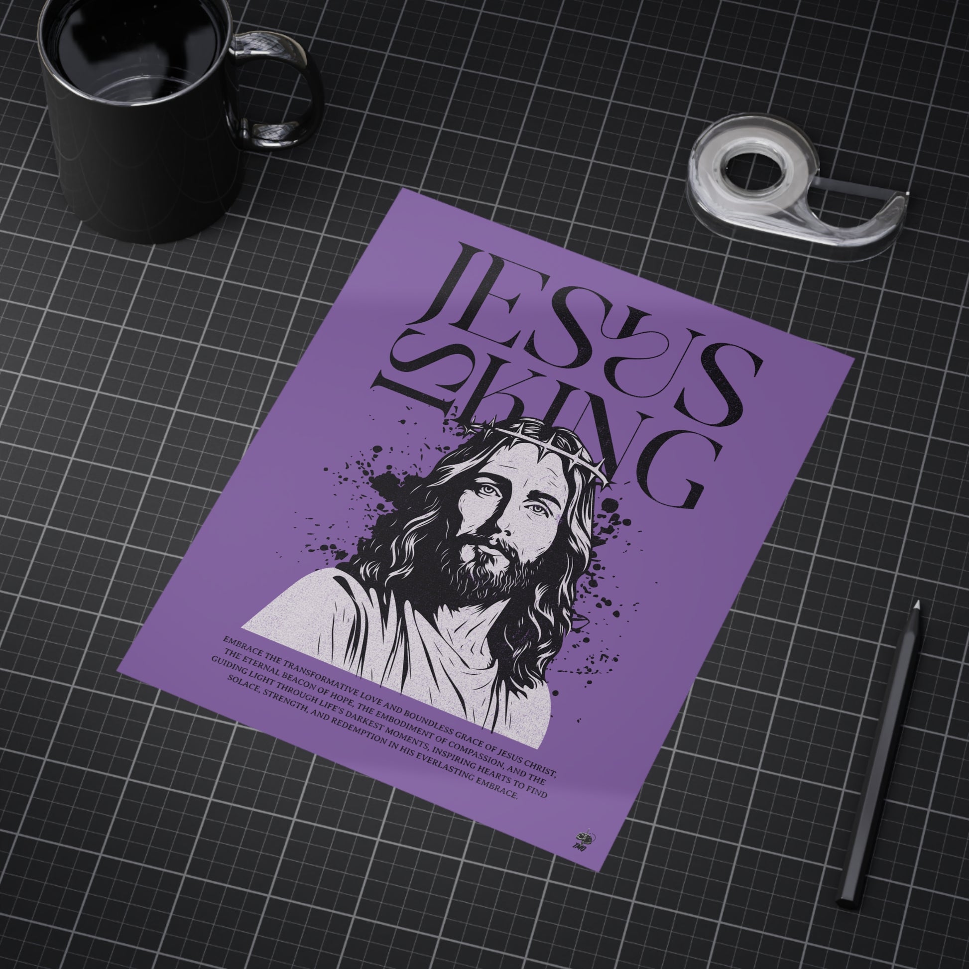 Jesus is King Poster