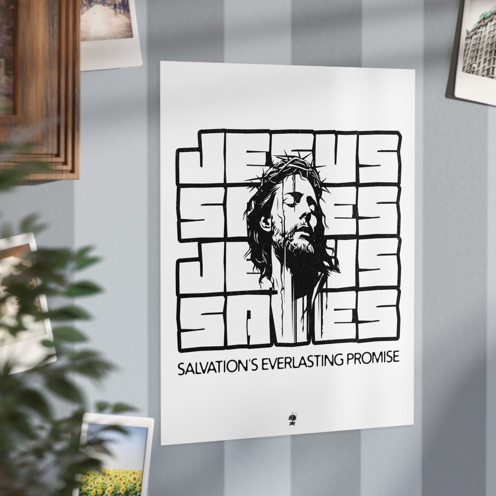 Jesus Saves Poster