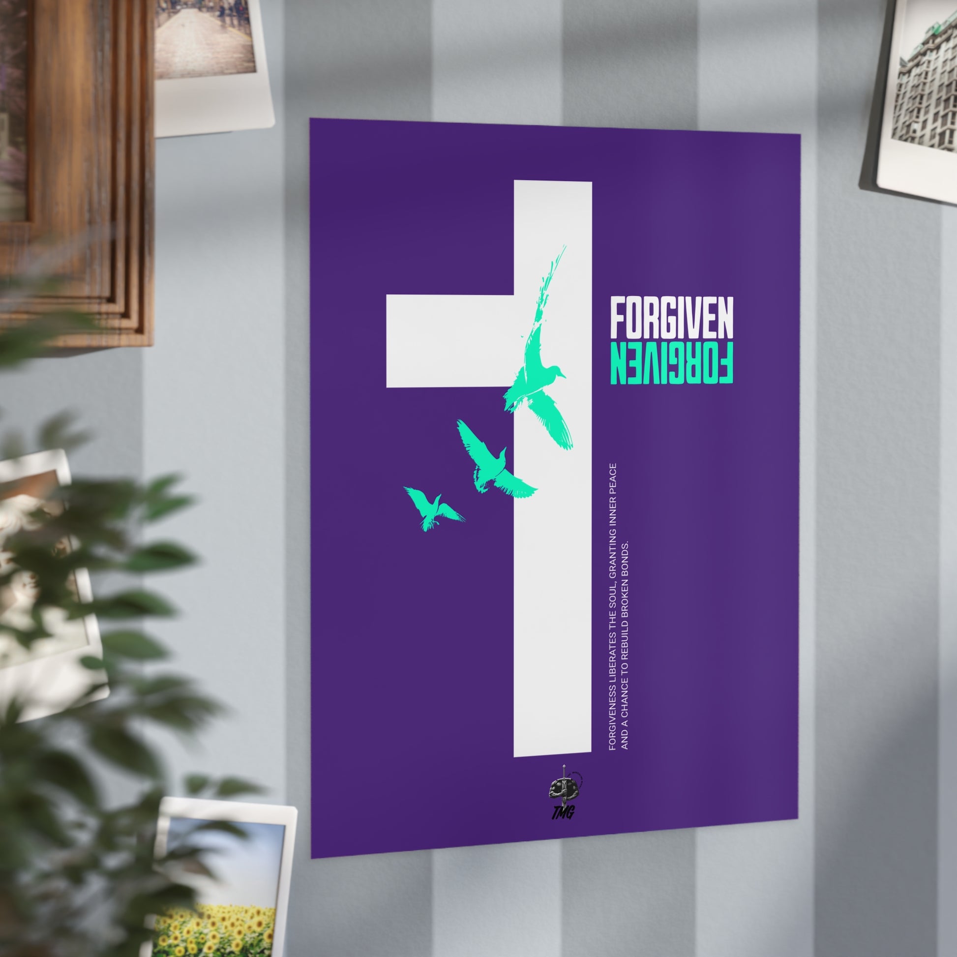 Forgiven Cross Poster