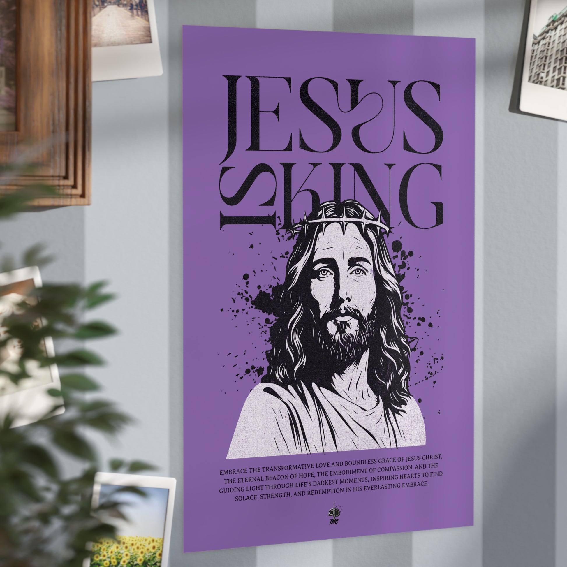 Jesus is King Poster