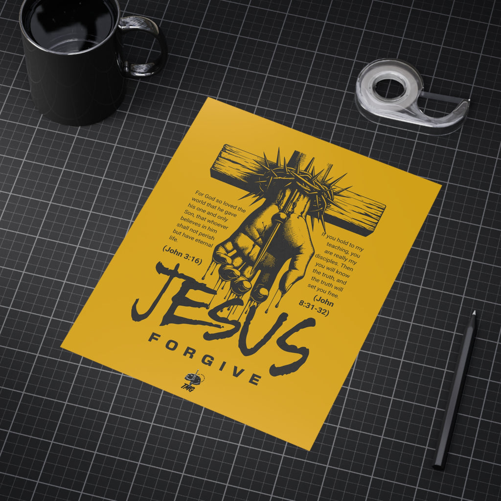 Jesus Forgive Poster