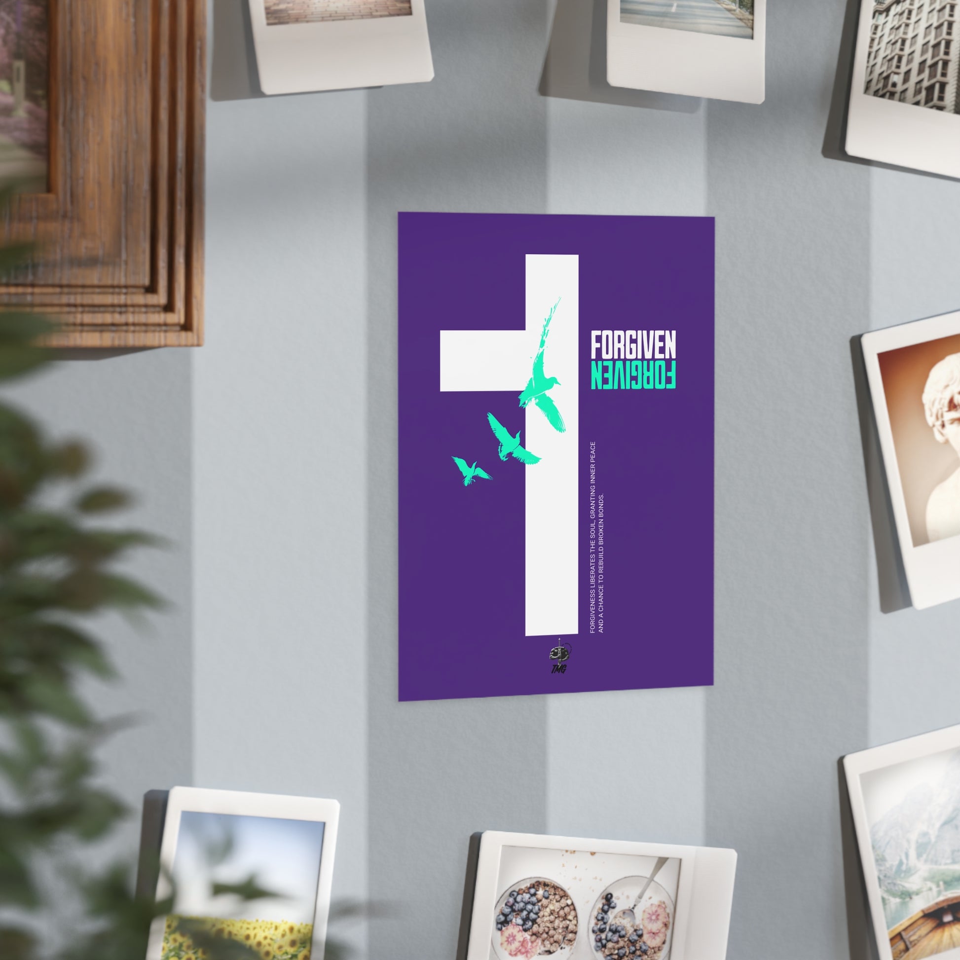 Forgiven Cross Poster