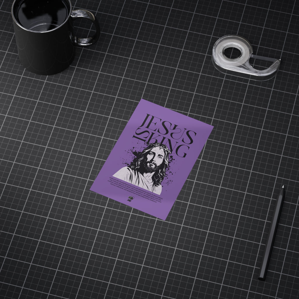 Jesus is King Poster