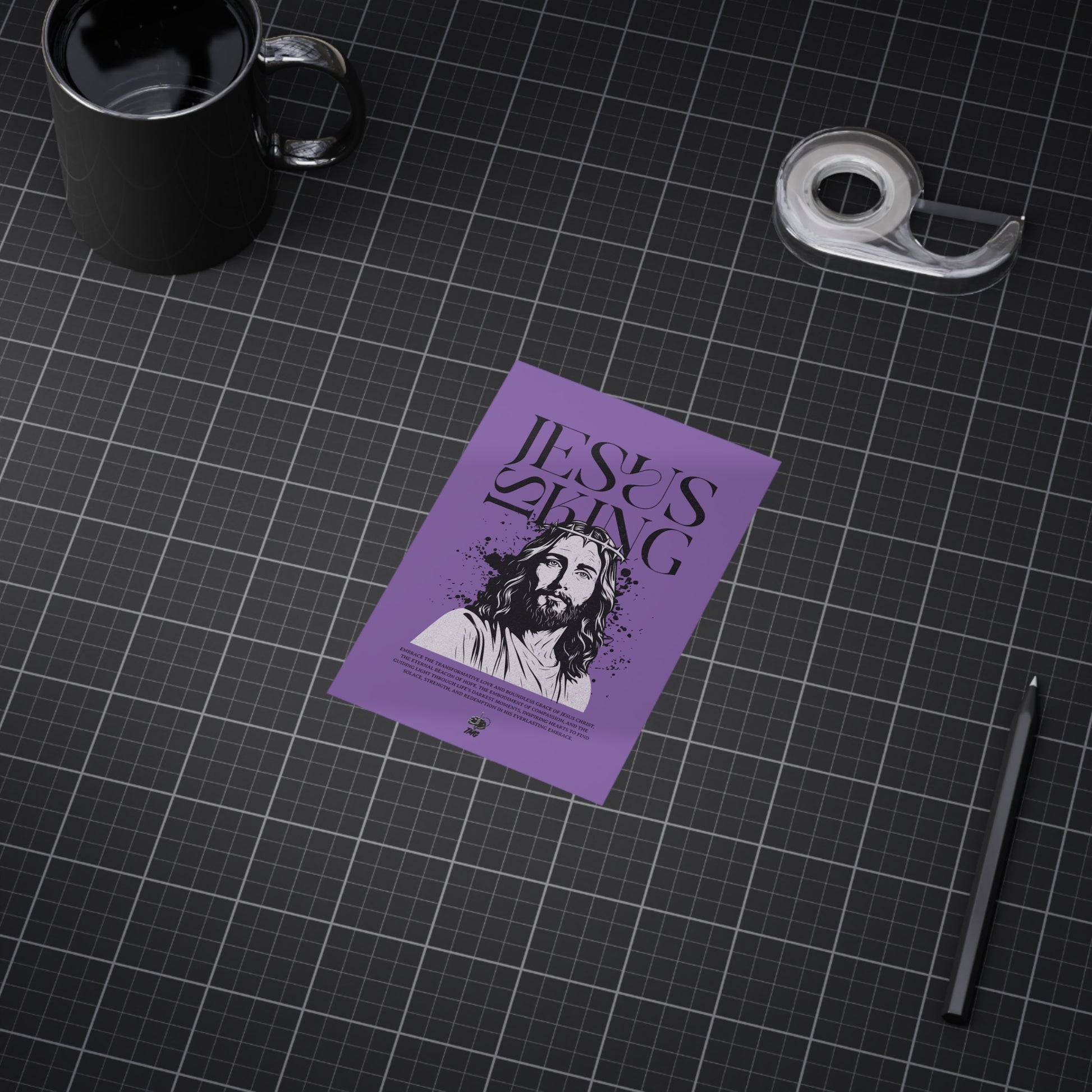 Jesus is King Poster