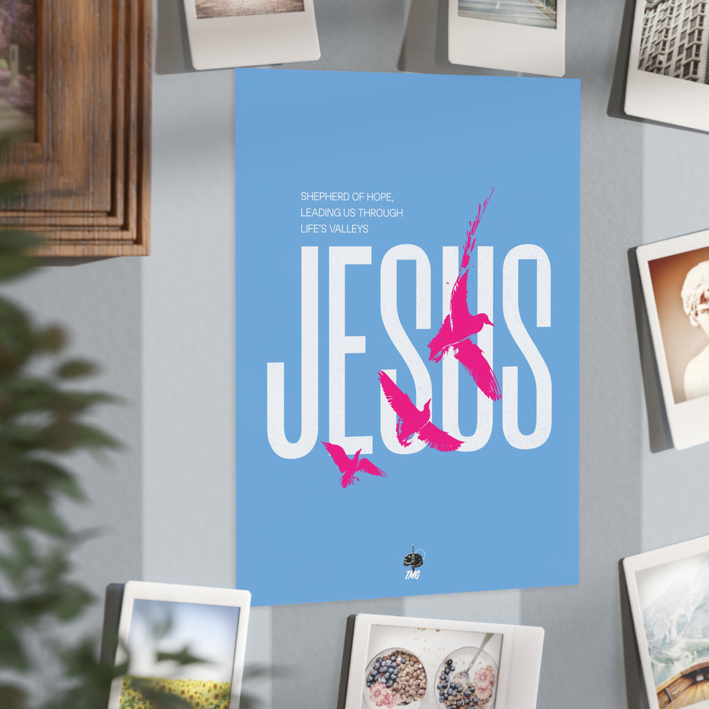 Jesus Shepherd of Hope Poster