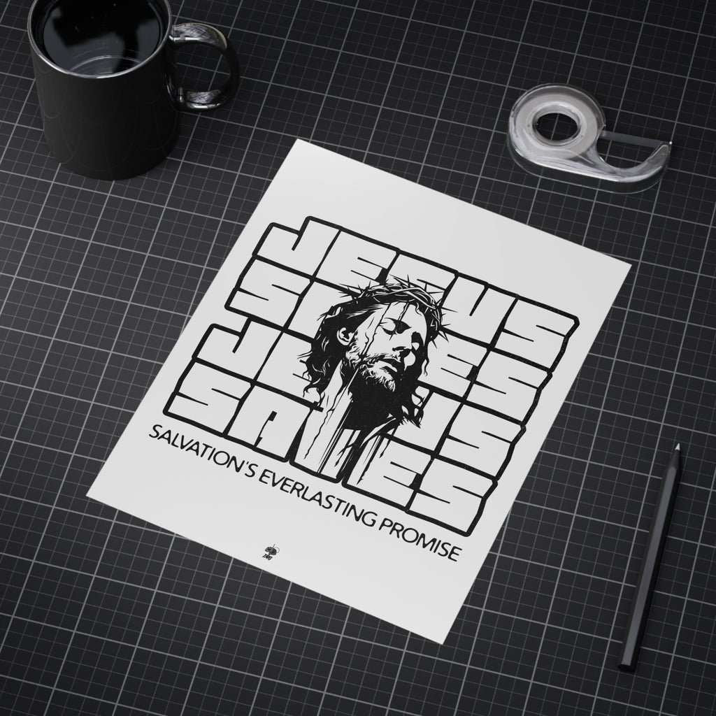 Jesus Saves Poster