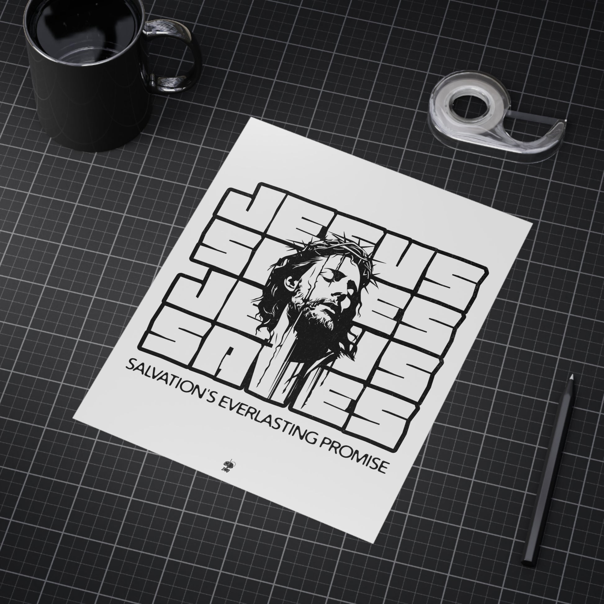 Jesus Saves Poster