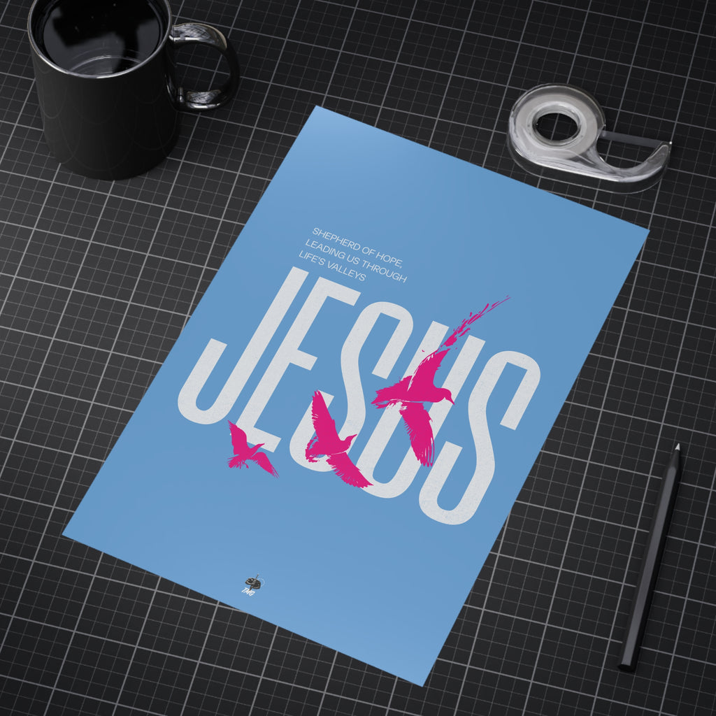 Jesus Shepherd of Hope Poster