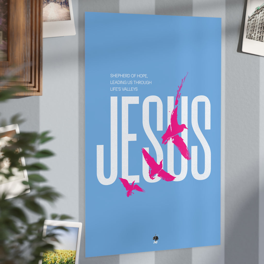 Jesus Shepherd of Hope Poster