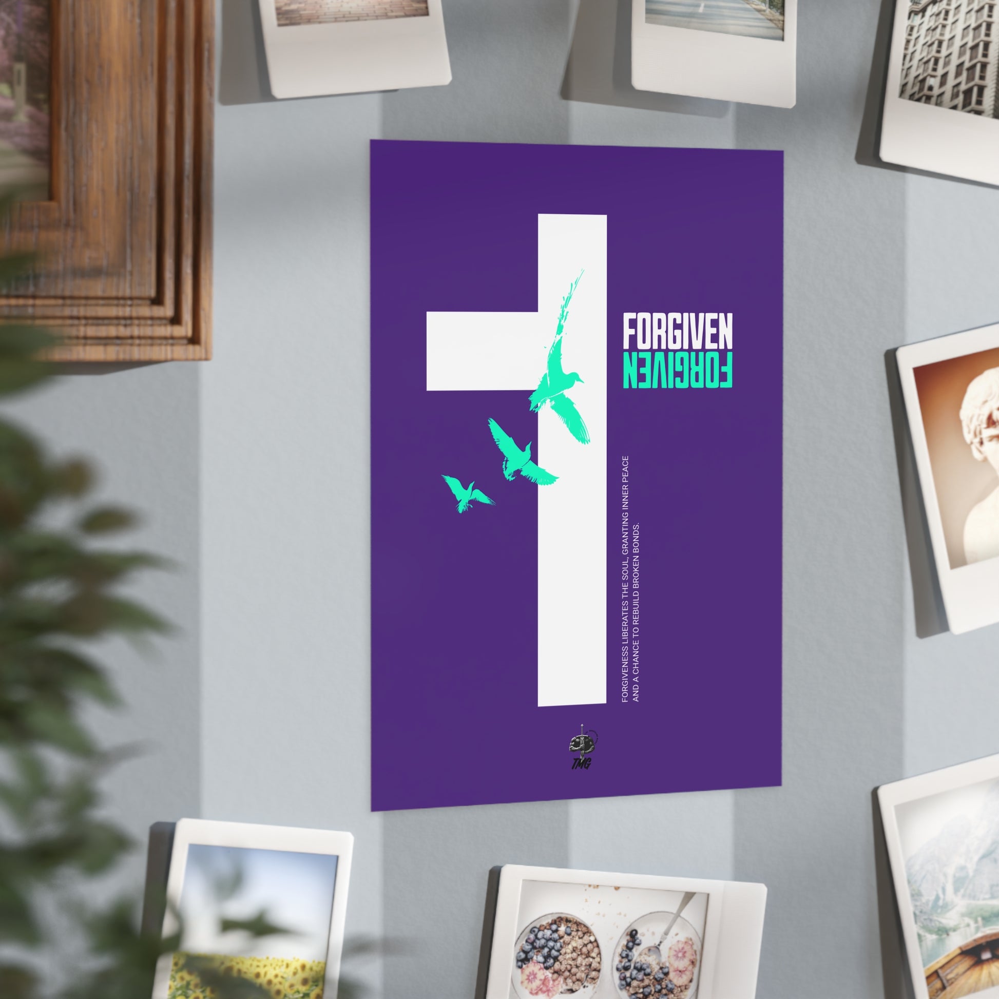 Forgiven Cross Poster