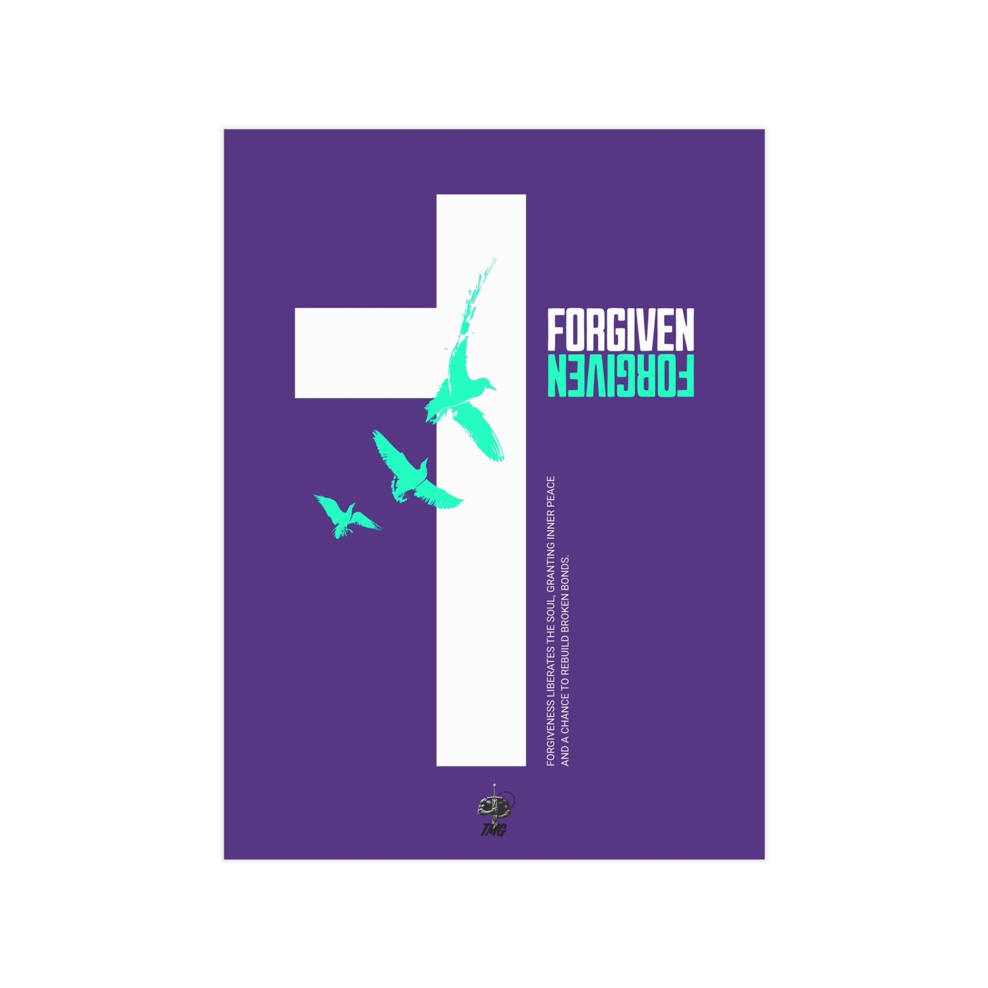 Forgiven Cross Poster